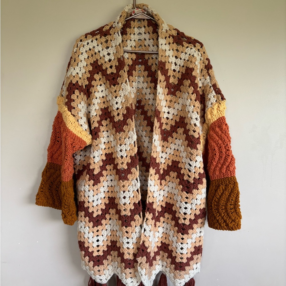 HoneyBea Cozy Autumn Chevron Knit